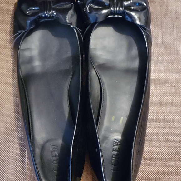 J.Crew black patent leather flats with bow - Picture 8 of 8